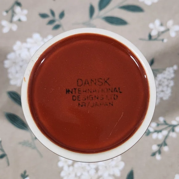 Dansk Brown Cylinder Vase Scandinavian Minimalist Style Vase Dansk NR Japan Vase - Picture 2 of 10